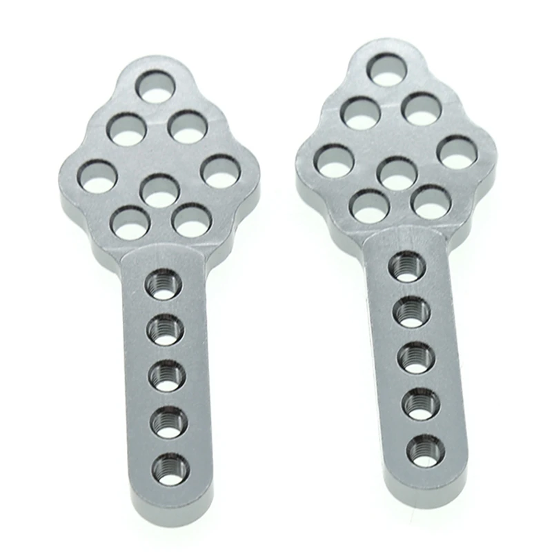 

2Pcs CNC Metal Shock Absorber Mount Adjust Height Angle Stand for Axial SCX10 90046 D90 D110 RC Crawler Car