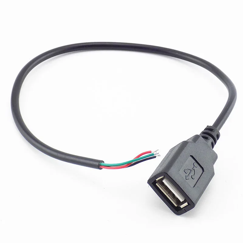 4 контактный разъем сделай сам провода линейный Удлинительный кабель 5 В Micro USB 2 0