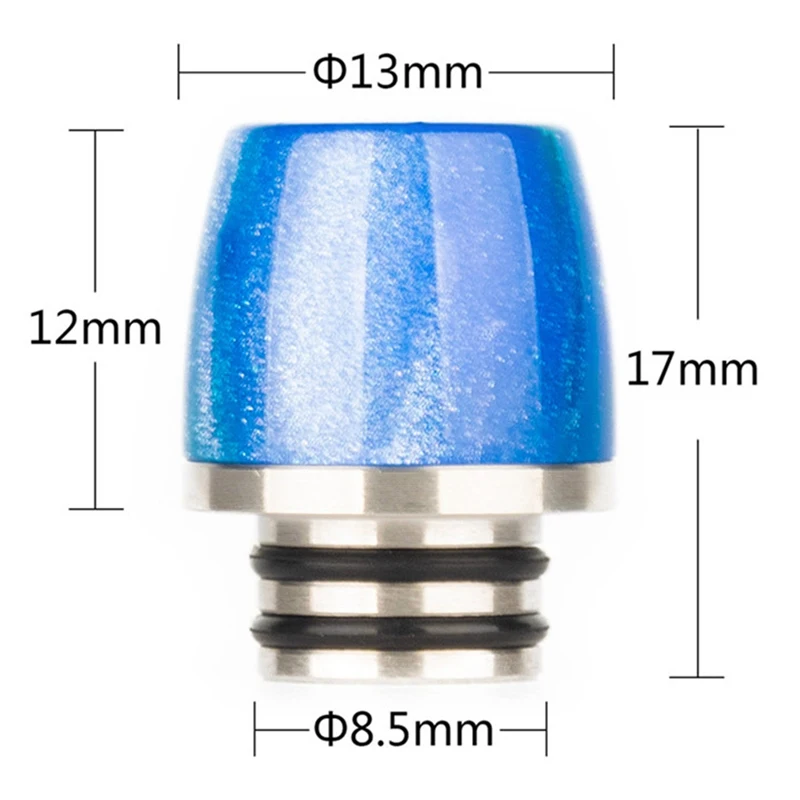 

1Pc 510 Drip Tip Mushroom Head Stainless Steel Epoxy Resin Heat Resistance Mouthpiece For V8 Baby Vape Accessories