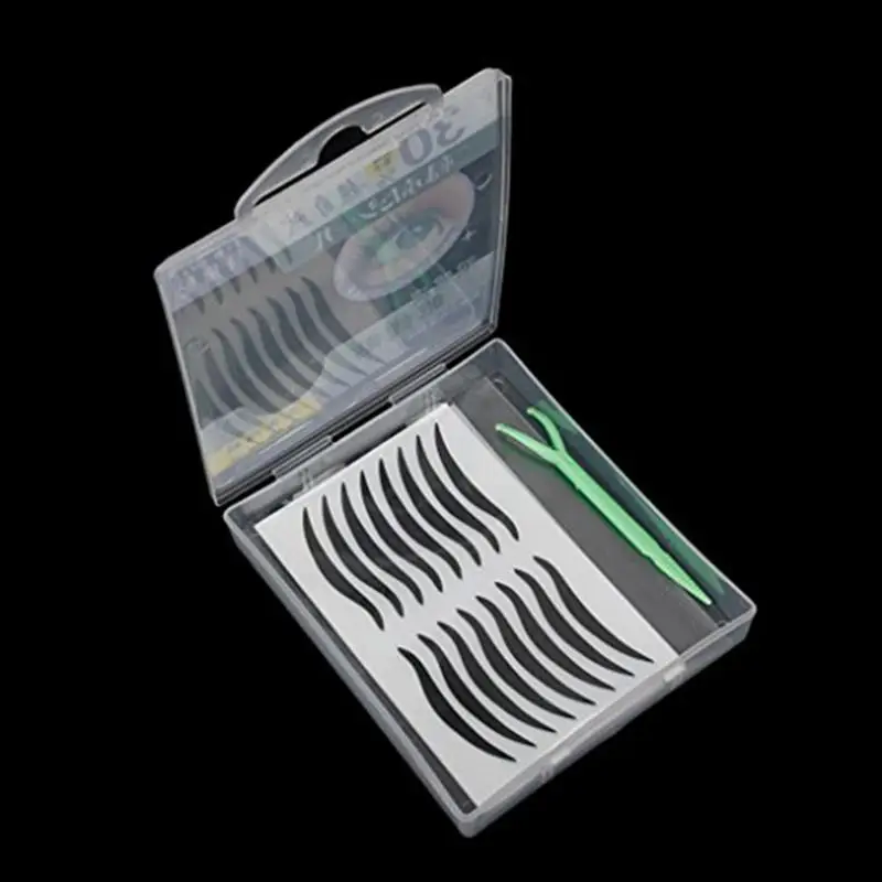 80 пар временных макияж для глаз подводка наклейка переводная лента век тени