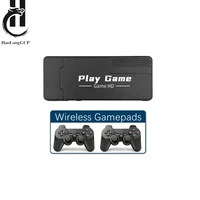 free shiping mini 4k hd video game console 2 4g wireless controller 32g 3000 games for ps1mamegbadendy retro tv gaming stick