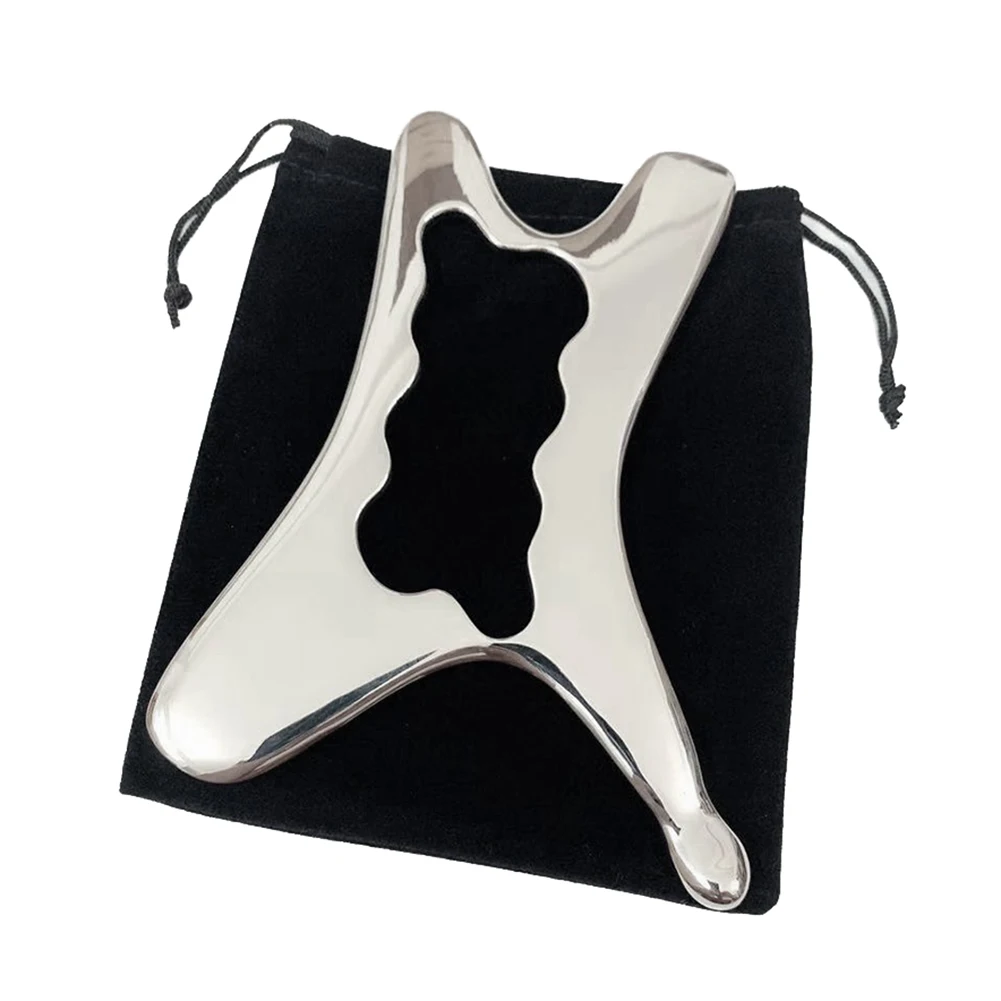 

Scraping Board Guasha Plate Soft Tissue Muscle Meridian Neck Arm Massage Tool has a super smooth surface will not hurt your skin