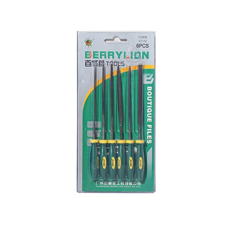

Diamond Needle Files Flat Triangle Long File Set Metal Working Crafts Grit Grinding Hand Tools