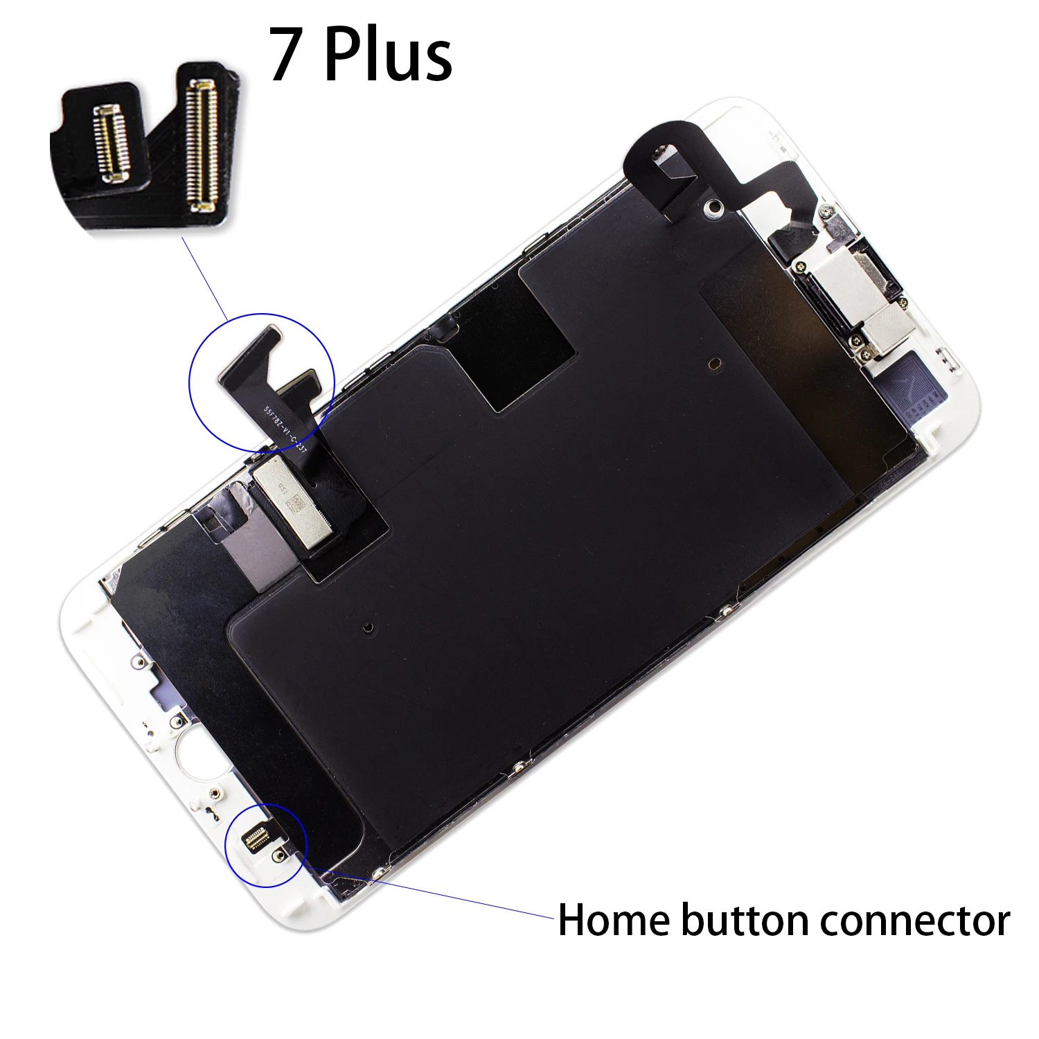 Класс AAA++ полный ЖК-дисплей для iPhone 7 7 Plus 3D сенсорный дигитайзер сборка замена экрана+ фронтальная камера+ динамик+ подарки