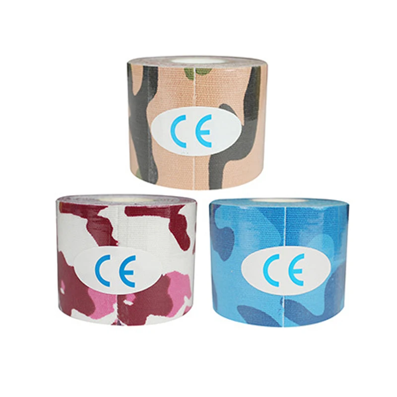 Кинезиологическая лента для занятий спортом эластичный бандаж на колено