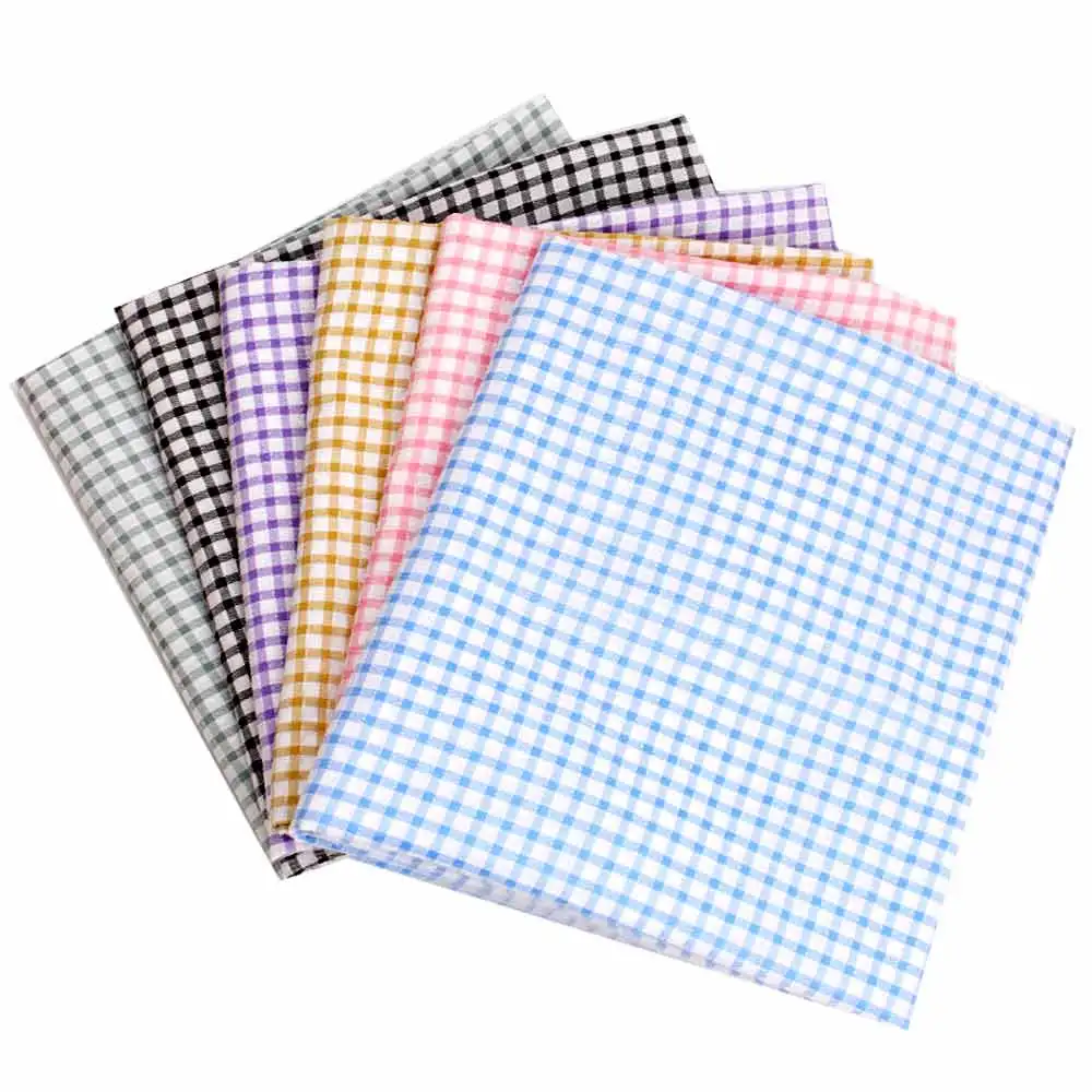 

Chiffon Fabric By The Meter Lattice Pattern Sewing Cloth Skirt Upper Handmade Diy Dress Making Home Textile Supplies 45*145cm/pc