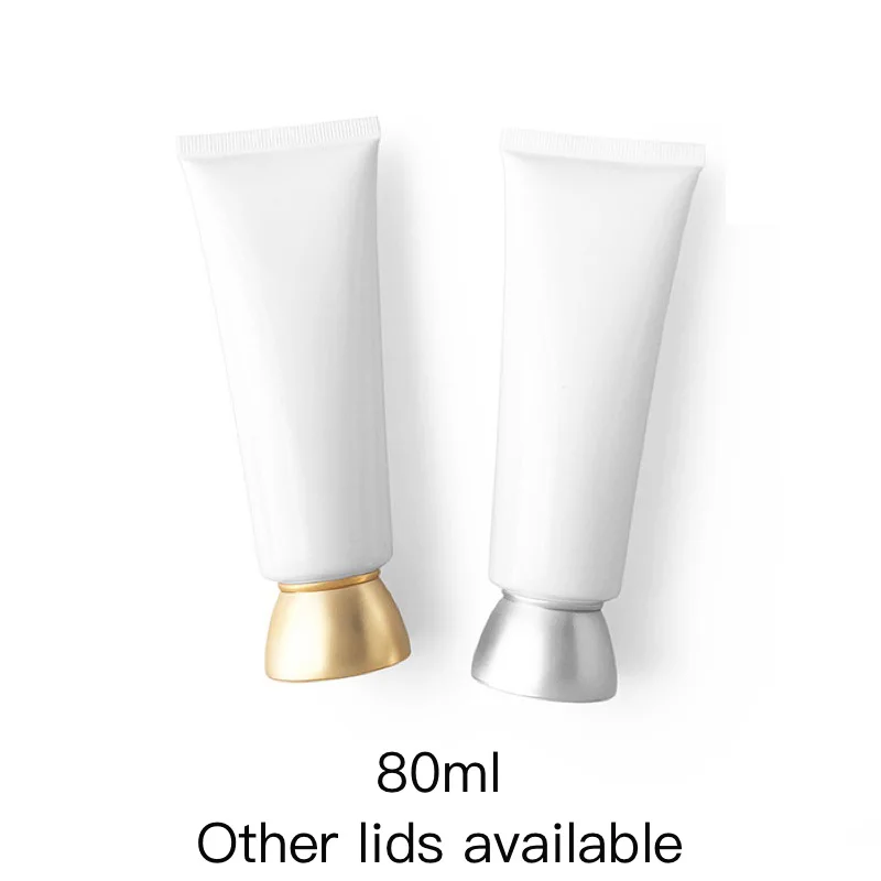 

80ml Cosmetic Container 80g Empty Soft Tube Makeup Body Cream Lotion Packaging Refillable Plastic Squeeze Bottle Free Shipping