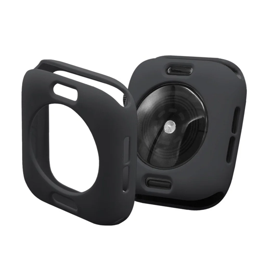 1 шт. высококачественный мягкий силиконовый чехол для часов защита экрана 44 мм 40