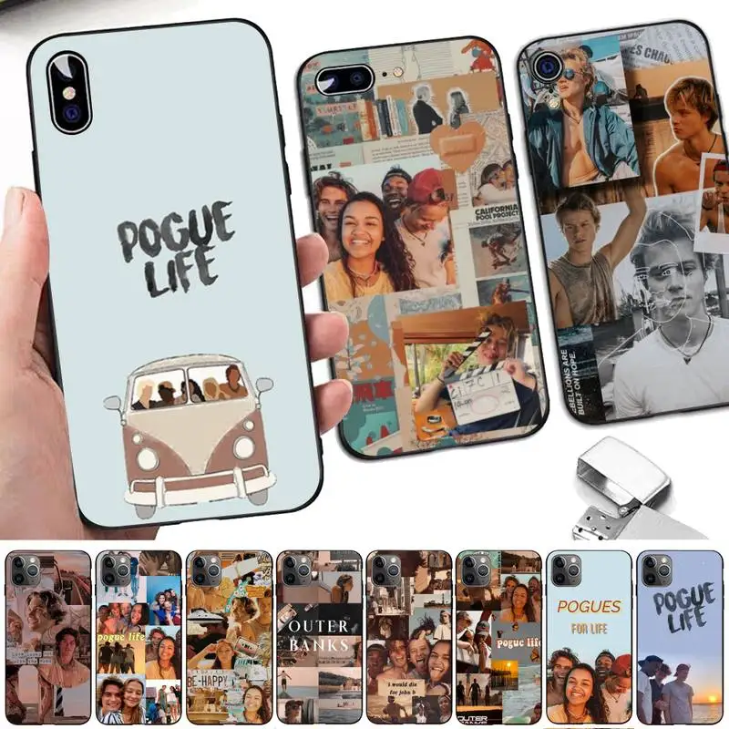 

Pogue Life Outer Banks Phone Case for iPhone 11 12 13 mini pro XS MAX 8 7 6 6S Plus X 5S SE 2020 XR case