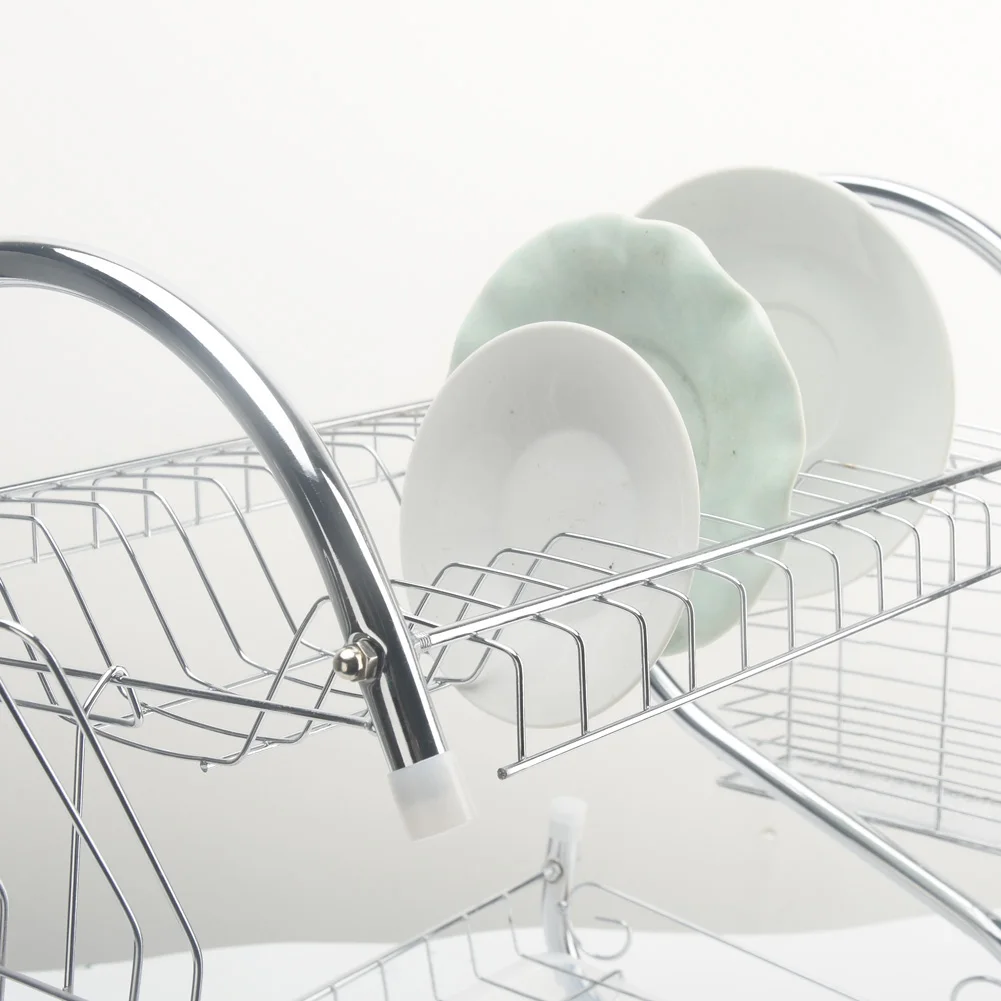 

Kitchen dish rack basket galvanized household wash great kitchen sink dish drain drying rack organizer
