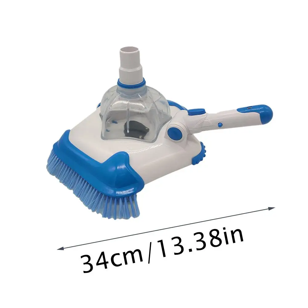 Swimming Pool Suction Vacuum Head Brush Cleaner Half Moon Flexible Curved Cleaning Tool | Спорт и развлечения