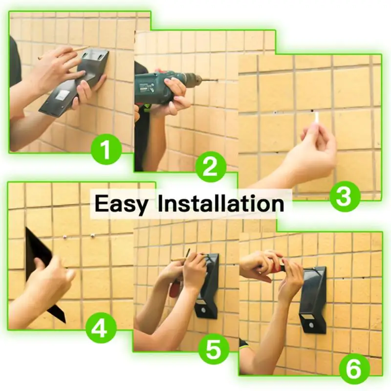 6000K светодиодный уличный фонарь на солнечной батарее для человеческого тела