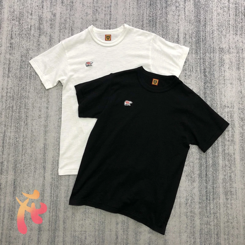 

Clothes Men's Women's Human Made T-shirts High Quality Small Embroidered Polar Bear Print Short Sleeve Human Made Casual Tshirt