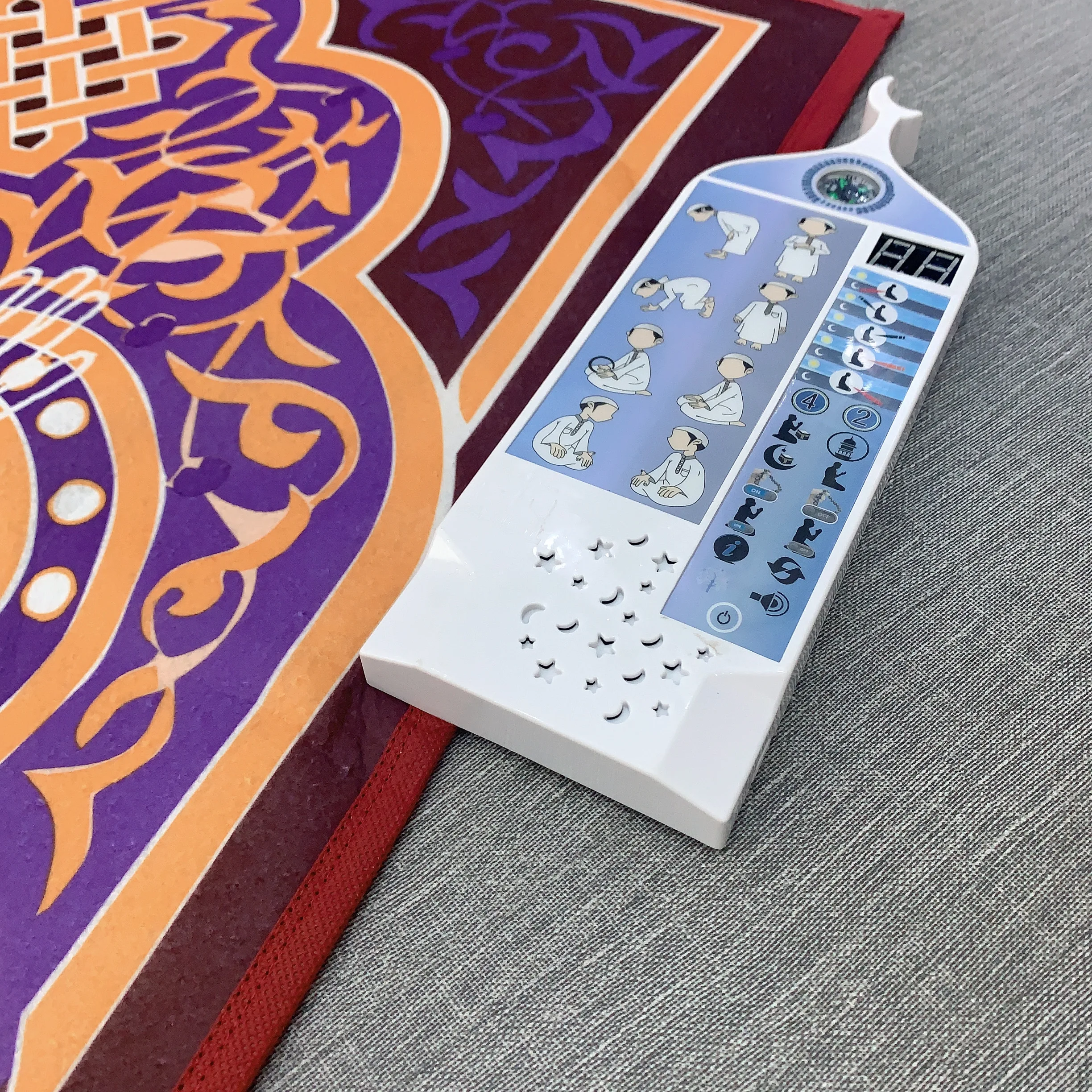 Новый электронный интерактивный исламский молитвенный коврик 70*110 см ковер для