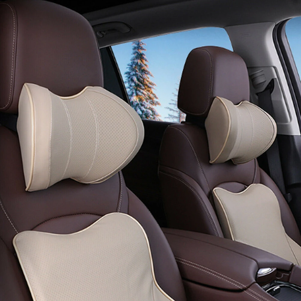 Хлопковая Автомобильная подушка для шеи с эффектом памяти u образная