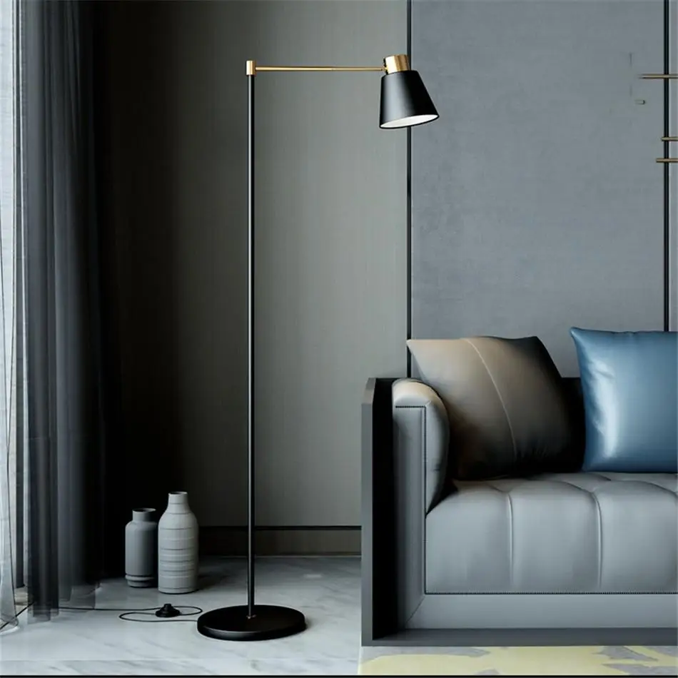 Современная стоящая лампа Deco для салона лофт учебы художественные Торшеры