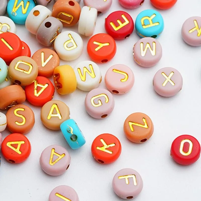Бусины алфавита для изготовления ювелирных изделий ручной работы аксессуары