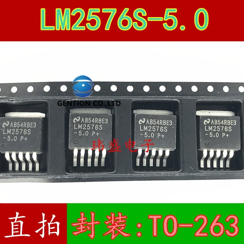 

10PCS LM2576S-5.0 LM2576-5.0 TO-263 three-terminal voltage regulator tube 5V voltage regulator in stock 100% new and original