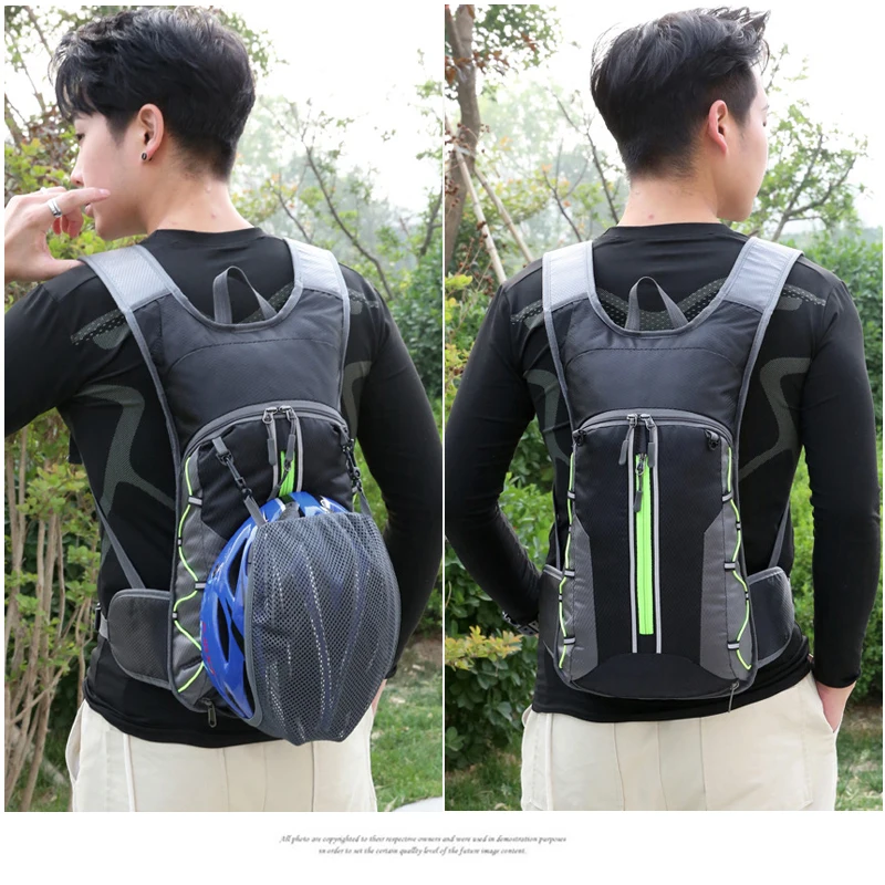 10L Bicycle Backpack Waterproof MTB Mountain Bike Hydration Bag Nylon Outdoor Cycling Bladder Hiking Camping Bags | Спорт и