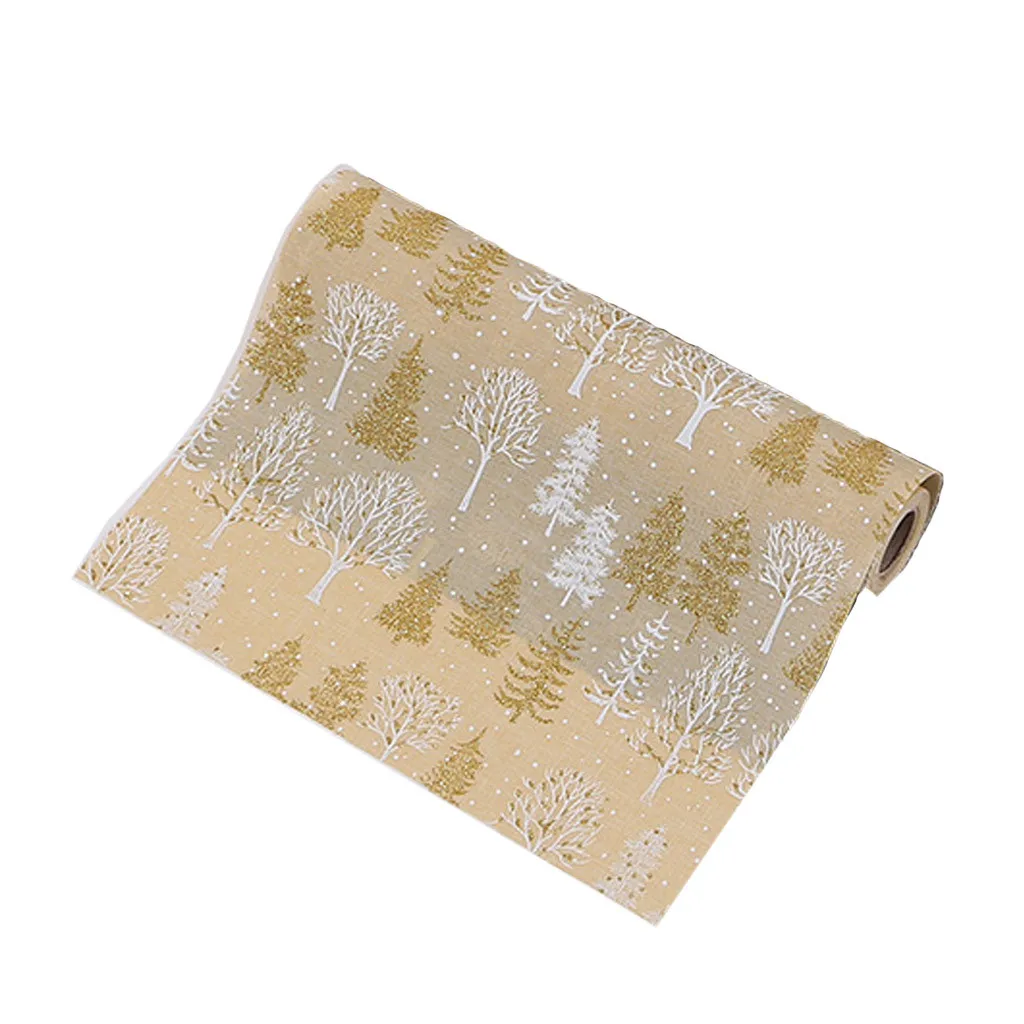 Рождественская настольная дорожка Снежинка Рождественское украшение стола