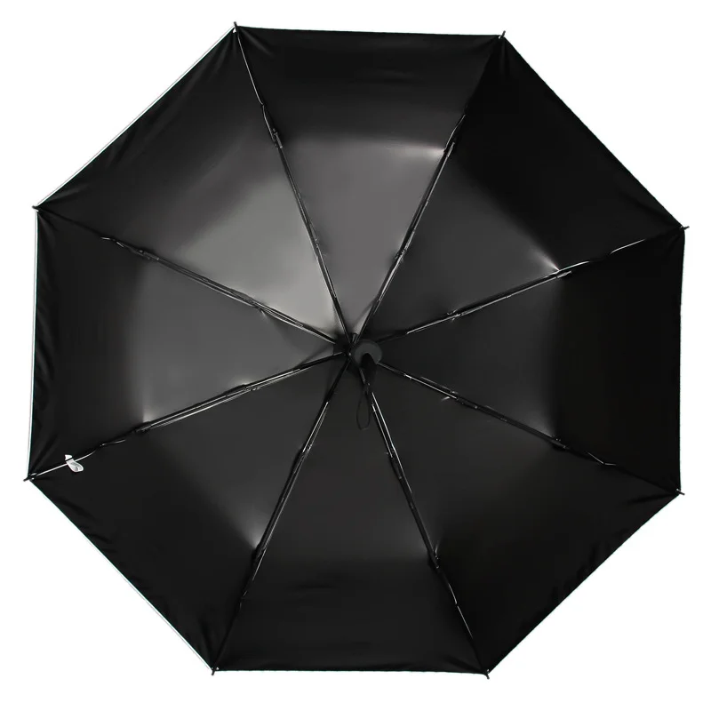 Женский складной зонт с Кленовым листом креативный ульсветильник Зонт черным