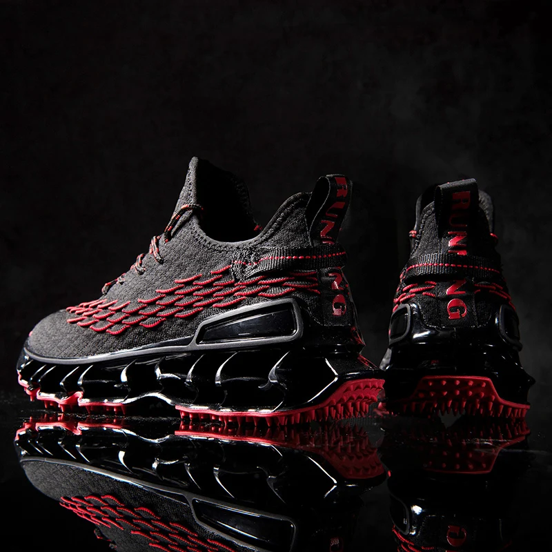 

Shoes Men Sneakers Breathable Rubber Shoes For Men Street Breathable 2020 Blade Sneakers Men's Summer Work