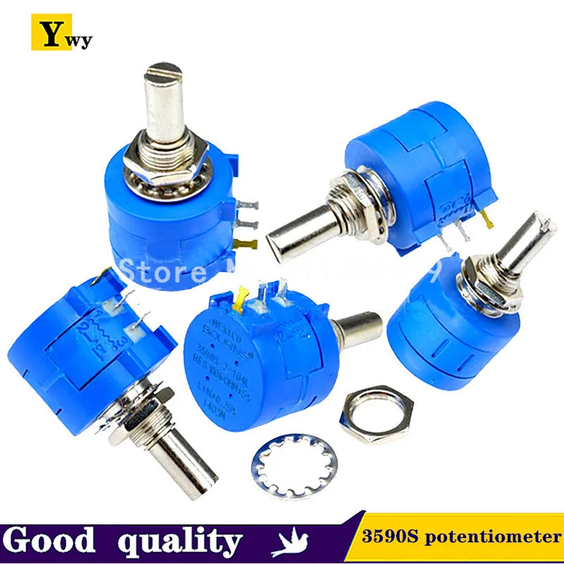 1 шт. потенциометр серии 3590S 500 1K 2K 5K 10K 20K 50K 100K Ом 3590S-2-103L 3590S 101 102 103 104 201 202 203 501 502 503