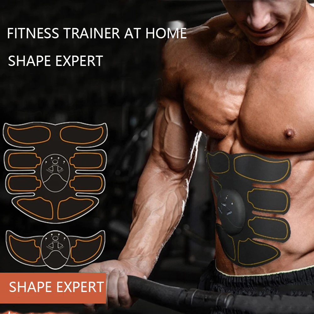 Manooby эффективный EMS фитнес-тренажер для мышц брюшной полости портативная батарея