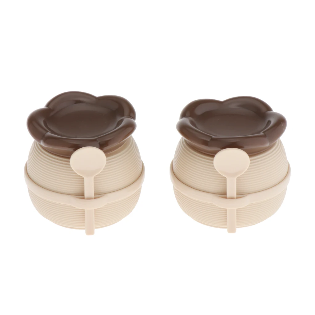 

180 мл макияж Косметические Баночки 6oz многоразового крем-лосьон для лица грязи горшок 2x