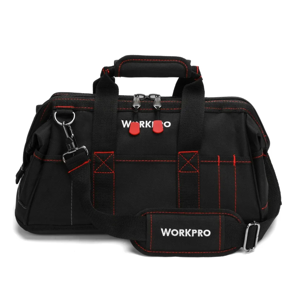 WORKPRO водонепроницаемые дорожные сумки, мужская сумка через плечо, сумки для инструментов, Большая вместительная сумка для инструментов, оборудование