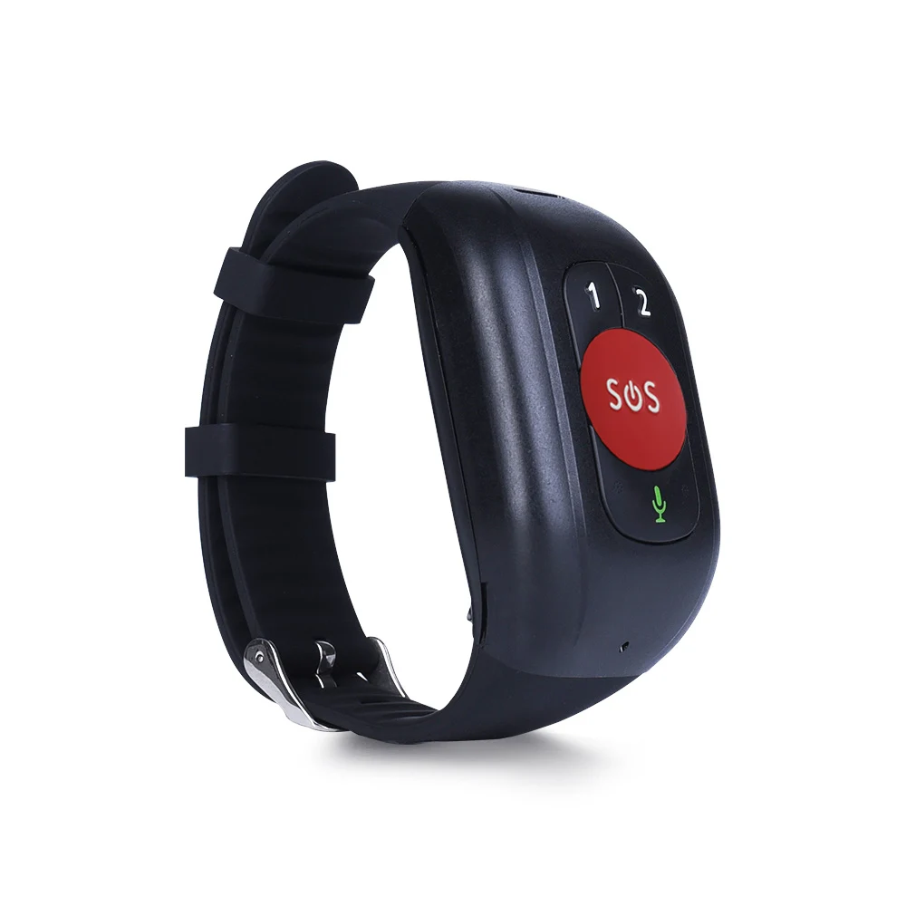 4G LTE /2G GSM браслет для пожилых людей с экстренной сигнализацией GPS отслеживание