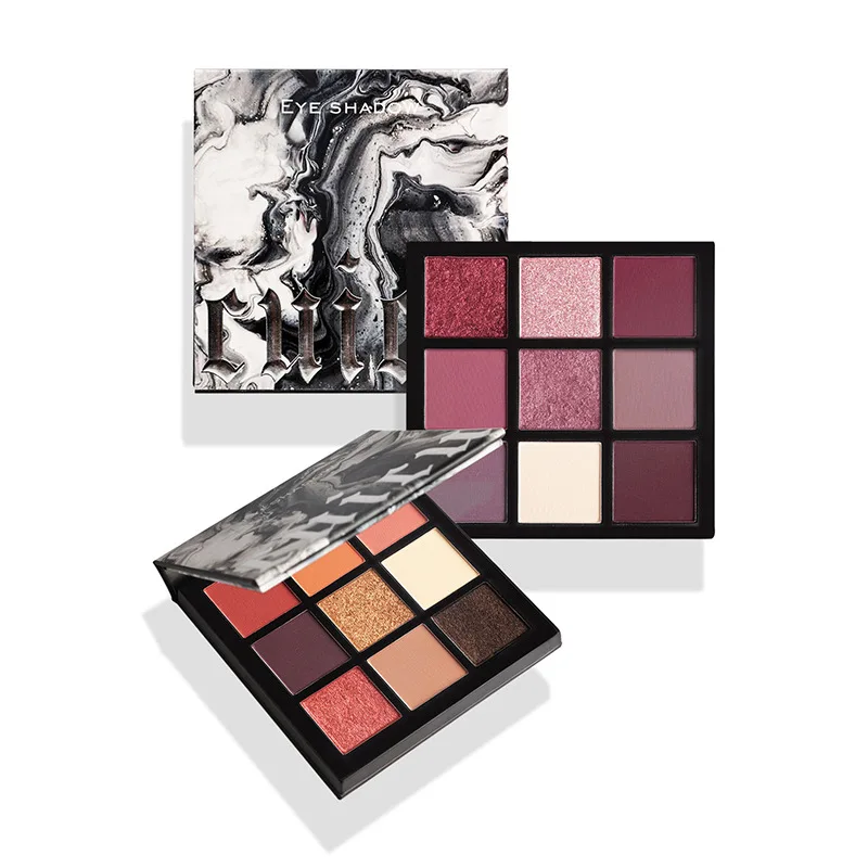 

Marble Nine Color Eye Shadow Pearly Lustre Matte Pumpkin Earth Color