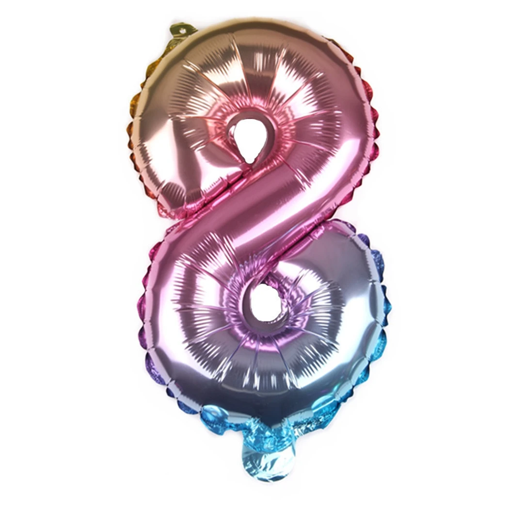 10 шт. вечерние воздушные шары на день рождения с креативными номерами