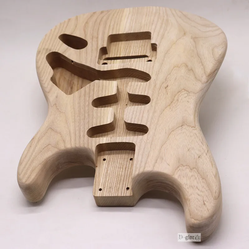 Хорошее качество floyd rose white ashwood ST электрогитара корпус
