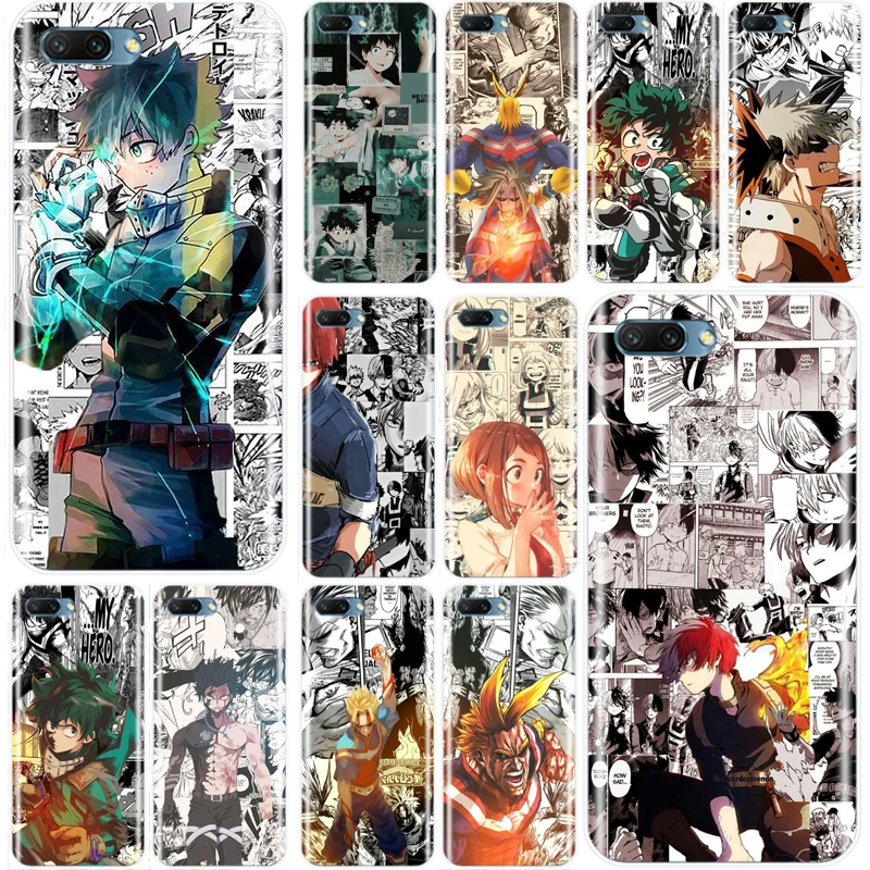 Чехол с японским аниме Моя геройская Академия мягкий силиконовый чехол из ТПУ