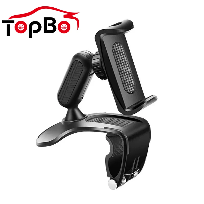 

360° Rotation Car Mobile Phone Mount Bracket Multifunctional Sun Visor Mirror Dashboard Mount GPS Universal Phone Holder Stand