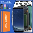 Оригинальный ЖК-дисплей S8 + Plus для Samsung Galaxy S8 с рамкой Super AMOLED для Samsung S8 Plus G950F G955F ЖК-дисплей без дефекта