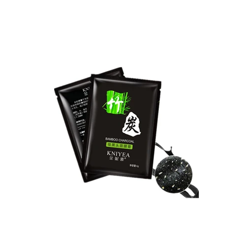 Bamboo charcoal Средство для удаления угрей, для лица, отшелушивающий нос, для глубокой очистки, черная головка, отшелушивающая маска, очищающая уголь, черная грязь, красота лица - Цвет: Bamboo charcoal