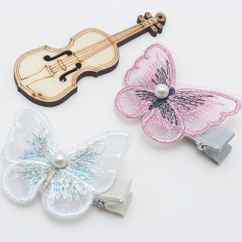 

2 шт., женские шифоновые заколки для волос