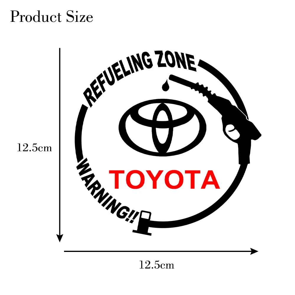 1 шт. автомобильные водонепроницаемые наклейки на крышки топливного бака