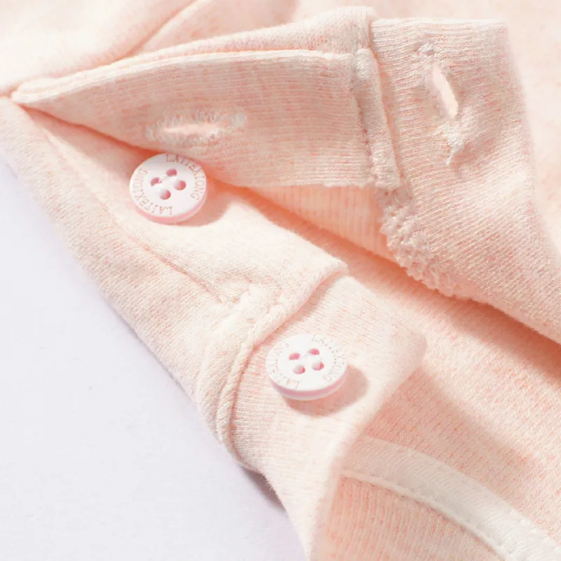 

Children's Universal Fall/Winter Cool Cashmere Thermal Underwear Set 66-175 Size Round Neck Solid Color Button Cotton Clothes