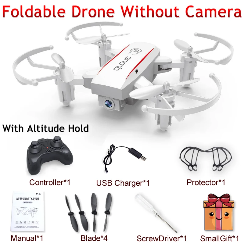 S9 S9W S9HW Складная RC Мини Drone Карманный Дрон Micro Drone вертолет с HD Камера высота Удержание Wi-Fi FPV FSWB - Цвет: 1601W No Camera