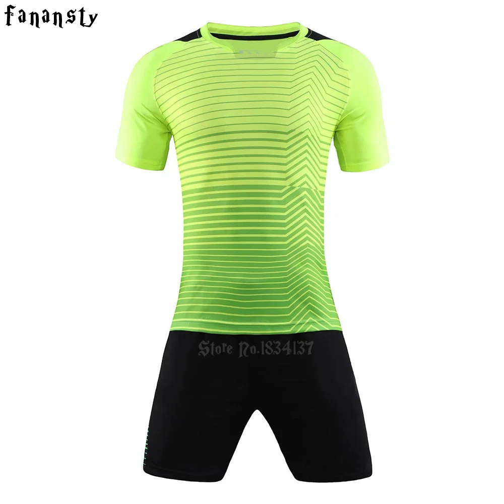 Высокое качество, футбольные майки для взрослых, индивидуальные футбольные майки Bllack, набор, Наборы для мужчин, DIY, Футбольная Униформа для тренировок, костюмы, Новинка
