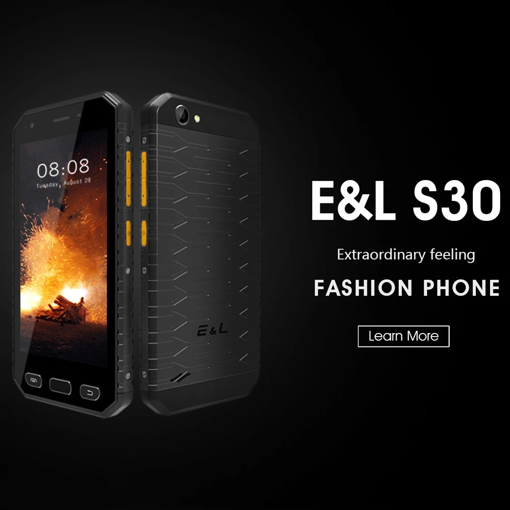KXD E&ampL S30 IP68 водонепроницаемый прочный телефон Android 6 0 MTK6737 четырехъядерный 2 Гб ОЗУ