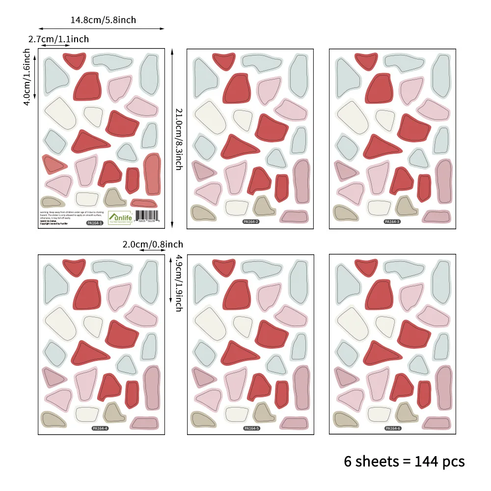 Funlife Детская фотография геометрический терраццо спальня съемные