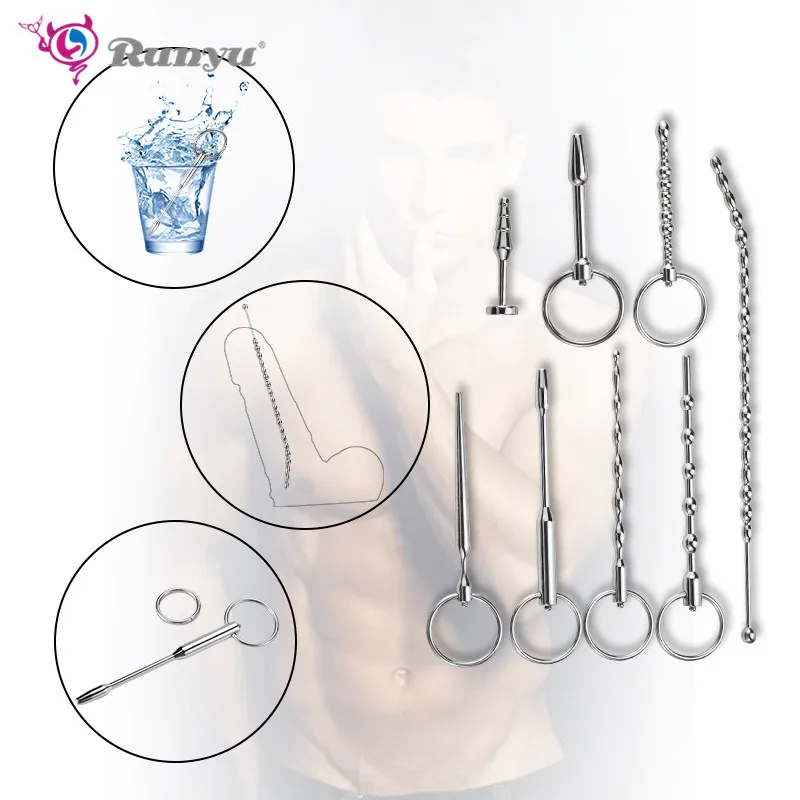 Расширители уретры из нержавеющей стали жезл принца вставки в пенис интимные