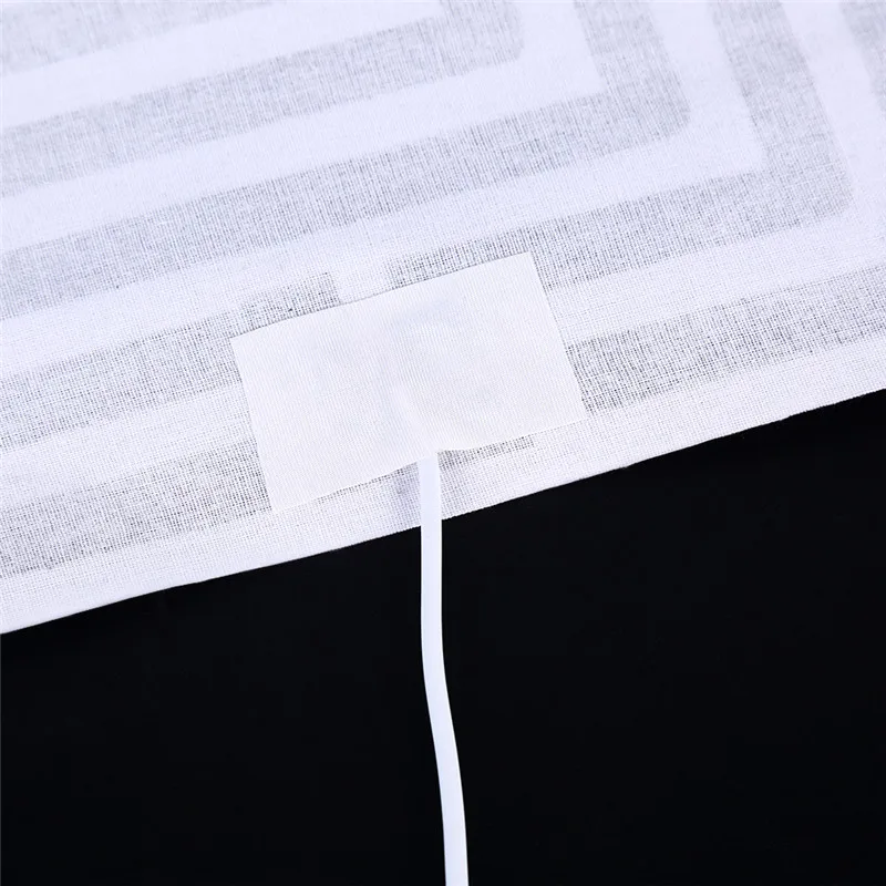 

1pc 1.5m Electric USB Heated Vest Pads Heated Winter Warm Arm Hands Waist Heated Mat Heated Pad 19cm x 15.5cm