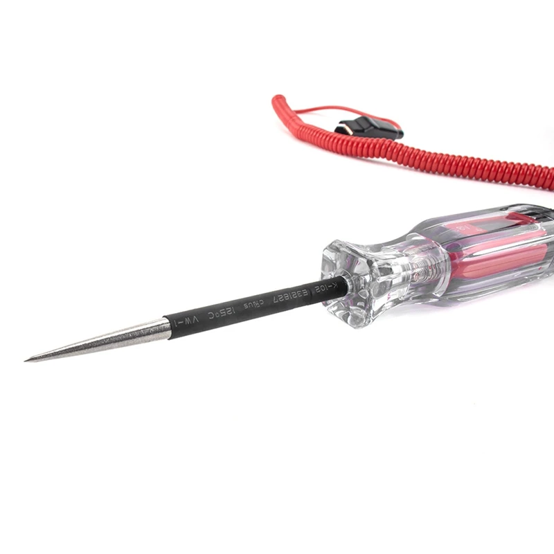 

Large Size Heavy Duty 3-48V Digital LCD Circuit Tester Car Truck Low Voltage & Light Tester with Stainless Probe