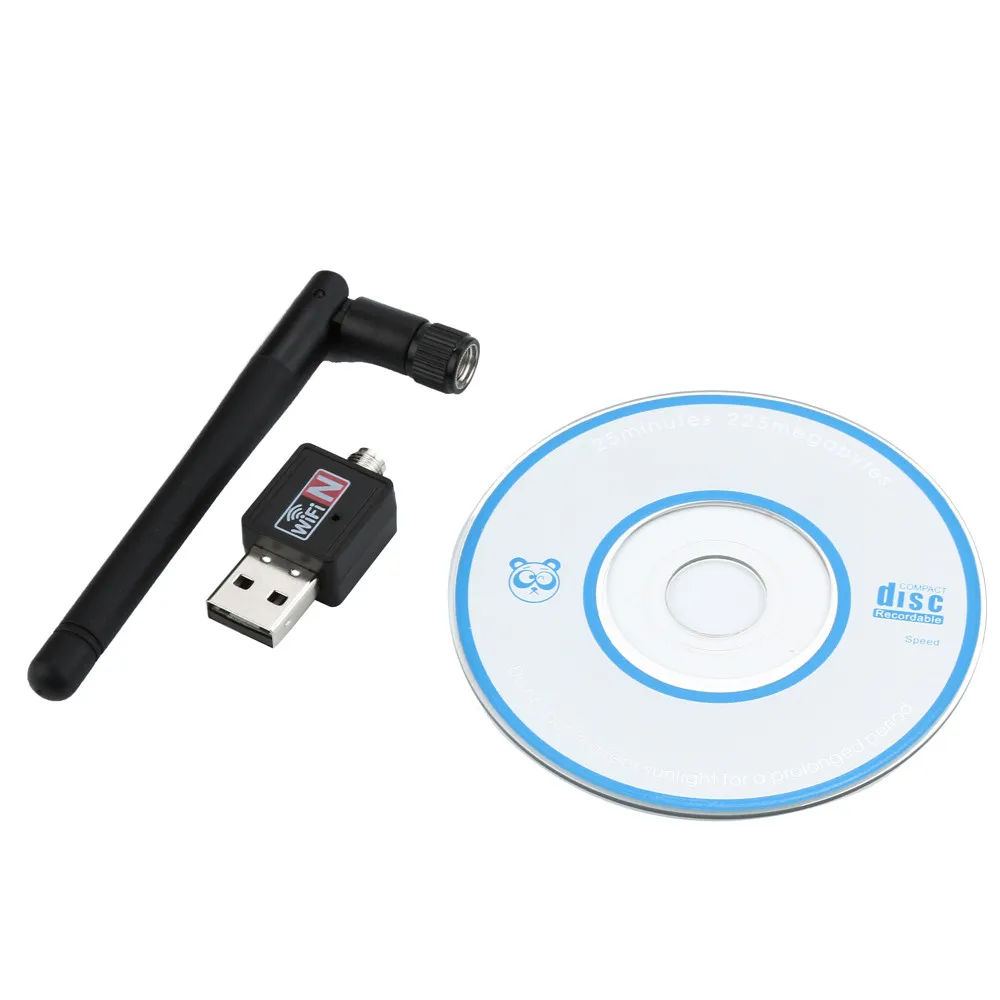300 Мбит/с 802.11n/g/b мини USB Wifi адаптер Wi Fi сетевая карта LAN с антенной Новая