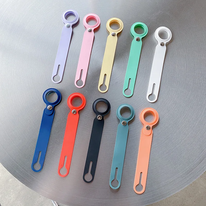 

Silicone Loop for Apple Airtags Case tracker Accessories Protective Cover Shell Bumper Anti-scratch fall Air tag Keychain case